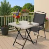BRUBAKER Gartentisch Lugano - 58 x 58 cm Balkontisch Produktbild-Vorschau 8