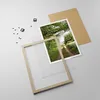 Gerahmtes Poster - Rahmen in heller Eiche - Pfad Natur Wald Produktbild-Vorschau 4