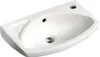 Set: Waschtisch 35 x 28cm weiß, Waschtischmischer chrom, Produktbild-Vorschau 2