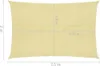 BEI CLORIS Sonnensegel 160 g/m² Beige 2x2,5 m HDPE - Produktbild-Vorschau 7