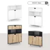 Kredens Vicco Inaro Biały 79 x 76 cm z 3 przegrodami, Model Podgląd zdjęcia produktu 7