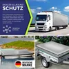 plandeka tillvex® szara 4x8 m z oczkami + 10 haków i 15 m Podgląd zdjęcia produktu 6