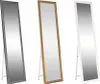 Three full-length mirrors with different frame colors are displayed side-by-side against a white background. Náhľad obrázku produktu