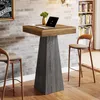 Tribesigns 100 cm quadratischer Bartisch, hoher Bistrotisch Produktbild-Vorschau 6