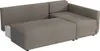 A sectional sofa with a pull-out bed and storage compartment. Náhľad obrázku produktu