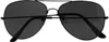 A pair of black aviator sunglasses against a white background. Produktbild-Vorschau