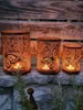 Edelrostoptik Windlichter Schmetterlinge, 3er Set Produktbild-Vorschau 2