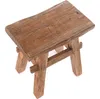 HOLZ HOCKER "VINTAGE 40" | Hartholz, 43x45 cm (HxB) | Produktbild-Vorschau 4