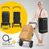 ELONEO Chariot d'achat pour escaliers avec compartiment Voir les images du produit 8
