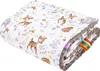 Magical Woodland & Mokka Minky Babydecke 75x100cm Produktbild-Vorschau 1