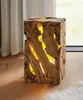 Colonne décorative "Rustikal" en bois, avec éclairage, LED Voir les images du produit 1