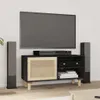 vidaXL TV-Schrank Schwarz 80x30x40 cm Massivholz Kiefer Produktbild-Vorschau 8