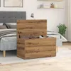 Aufbewahrungstruhe Artisan-Eiche 84x42x46 cm Holzwerkstoff Produktbild-Vorschau 3