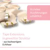 hair2heart Tape Extensions Echthaar Gewellt - 10 Tapes 2.5g Produktbild-Vorschau 3