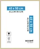 accent by nielsen Aluminium Bilderrahmen Accent, 40x50 cm, Produktbild-Vorschau 1