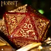 Dadi a forma di cubo, ispirati a "Lo Hobbit" - D20 color Anteprima dell’immagine prodotto 5