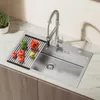 Edelstahlspüle 75 x 45 cm Küchenspüle, kratzfeste Produktbild-Vorschau 2