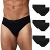 Slip da uomo in cotone, traspiranti, set da 6, colore nero, Anteprima dell’immagine prodotto 1