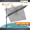 Schneider Ampelschirm VIVASOL 270 x 270 cm anthrazit – Produktbild-Vorschau 3