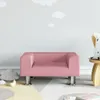 vidaXL Kindersofa Rosa 50x40x26,5 cm Samt -  Baby- & Produktbild-Vorschau 2