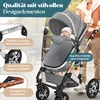 KESSER® Loops Passeggino 4 in 1 Set completo anche come Anteprima dell’immagine prodotto 3