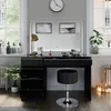 Schminktisch Vicco Sherry Schwarz/Gold 120 cm mit Produktbild-Vorschau 5