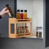 Relaxdays Gewürzregal, ausziehbare Gewürzablage, Bambus, Produktbild-Vorschau 13