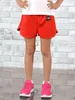 KMISSO Mädchen Shorts mit Blumenmuster Rot 152/158 Produktbild-Vorschau 3