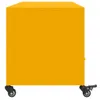 vidaXL Mobile TV giallo senape 100,5x39x43,5 cm Acciaio Anteprima dell’immagine prodotto 7