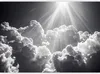 Vlies Fototapete - Hope in the Clouds: Inspiring Rays of Produktbild-Vorschau 2