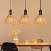ZMH Lampe suspendue en rotin 3 flammes Lampe de table à Voir les images du produit 1