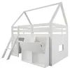 Letto a soppalco MODFU, 140x200, a forma di casetta, per Anteprima dell’immagine prodotto 6