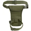 A green tactical leg bag with a belt and leg strap, shown against a white background. Anteprima dell’immagine prodotto
