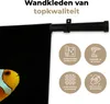 MuchoWow® Wandteppich Wandbehang Fisch - Linie - Schwarz Produktbild-Vorschau 3