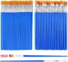 80 lose flache/runde/spitze Pinsel mit Kunststoffgriffen, Produktbild-Vorschau 1