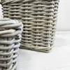 Rattan Pflanzkorb Set 3 Stück Natur – Übertopf / Blumentopf Produktbild-Vorschau 5