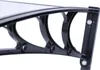 A close-up view of the support structure of a transparent awning. Podgląd zdjęcia produktu