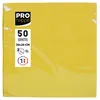 PROnappe Papierservietten Gelb 20 cm x 20 cm 50 Stück Produktbild-Vorschau 1