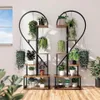 Support plantes 6 niveaux lot de 2 – étagère demi-cœur Voir les images du produit 6