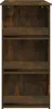 vidaXL Barový stůl s policí Smoked Oak 102x50x103,5cm Náhled obrázku produktu 6