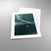 Poster - Poster ohne Rahmen - Tauchen Pinguin Gletscher - Produktbild-Vorschau 3