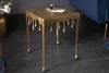 Table d'appoint 45 cm dorée, design moderne, pour salon - Voir les images du produit 3