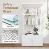 INONEFT Glasvitrine Standvitrine mit LED, 4 Lagen Produktbild-Vorschau 5