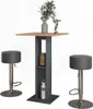 Bartisch-Set Vicco Repose Goldkraft Eiche/Anthrazit 65 x 65 Produktbild-Vorschau 6