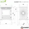 KAW-MET KAWMET krbová kamna P3 ECO Náhled obrázku produktu 2
