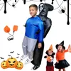 Opblaasbaar skelettenkostuum voor volwassenen, Halloween. Productafbeelding-voorbeeld 14