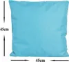 JACK 2er Set Outdoor Kissenhülle Kissenbezug 45x45cm Produktbild-Vorschau 3