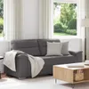 vidaXL Divano a due posti Grigio 180x81x84 cm in ecopelle Anteprima dell’immagine prodotto 2