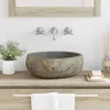 vidaXL Flusssteinwaschbecken Hellgrau 45 x 35 x 15 cm Produktbild-Vorschau 2