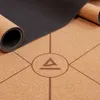 Yogamatte Pro Alignment aus Kork, extra lang und breit, 200 Produktbild-Vorschau 3